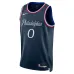 Philadelphia 76ers Tyrese Maxey 2025/26 Camiseta Swingman - Edición Ciudad - Azul