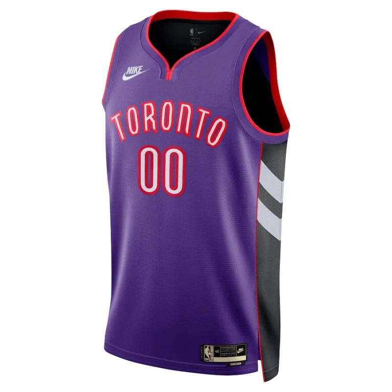 Toronto Raptors Camiseta Swingman Personalizada Unisex para Adultos - Edición Clásica - Morado