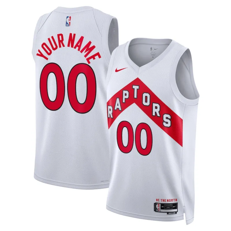 Toronto Raptors Unisex Custom Swingman Jersey - Association Edition - White