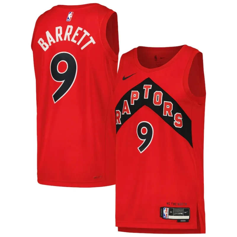 RJ Barrett Toronto Raptors Nike Swingman Jersey for Men & Women