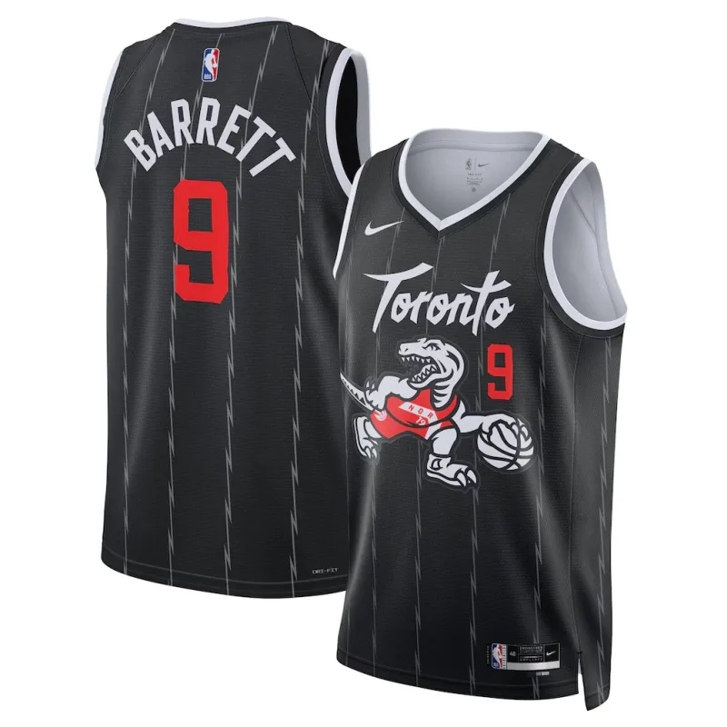 RJ Barrett Toronto Raptors 2025/26 City Edition Swingman Jersey
