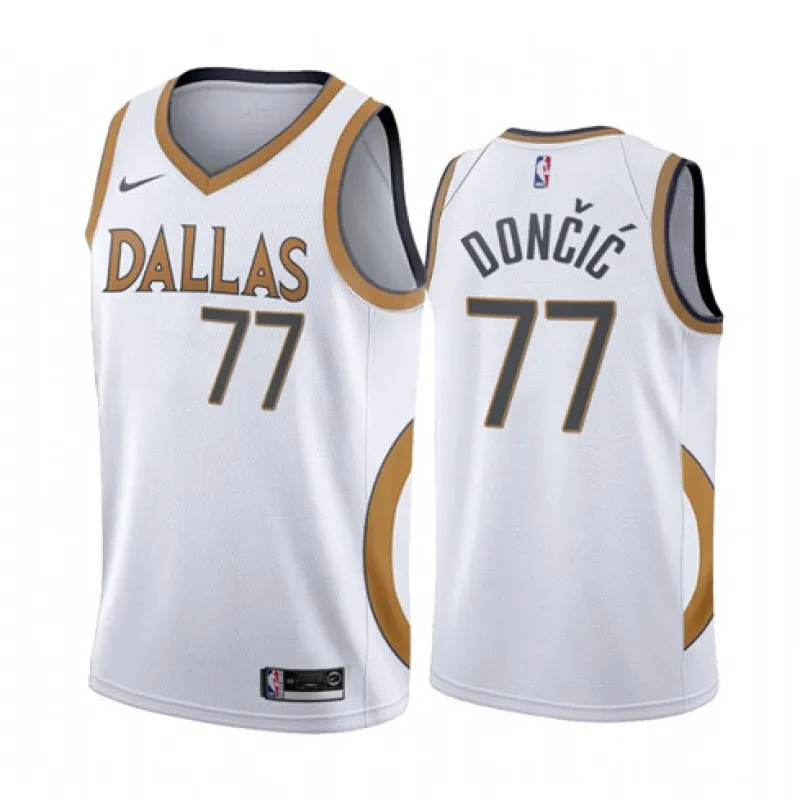 Luka Doncic, Dallas Mavericks 2020/21 City Edition White