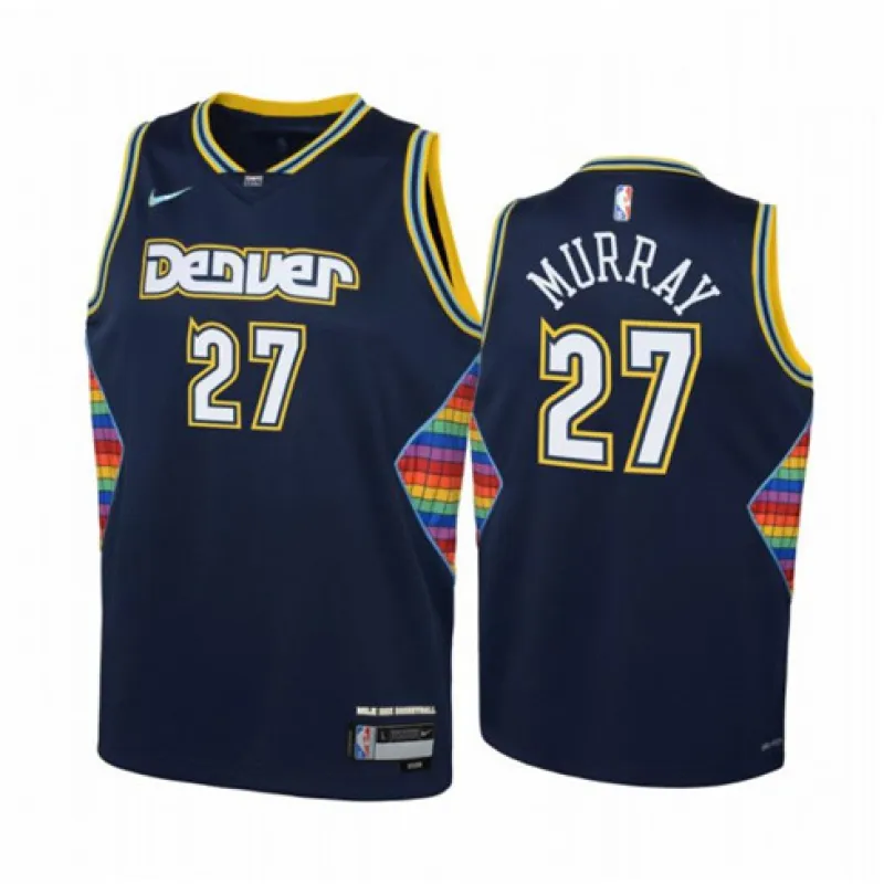 Jamal Murray, Denver Nuggets, édition Ville 2021/22, bleu foncé