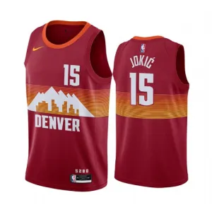 Nikola Jokic, Denver Nuggets, 2020/21 City Edition, Red