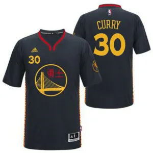 Golden State Warriors Stephen Curry City Edition Jersey Black
