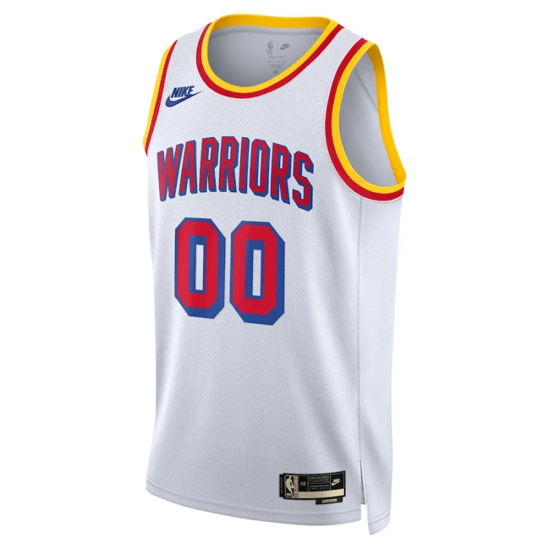 Golden State Warriors, Unisex Adult Custom Jersey, Classic Edition, White