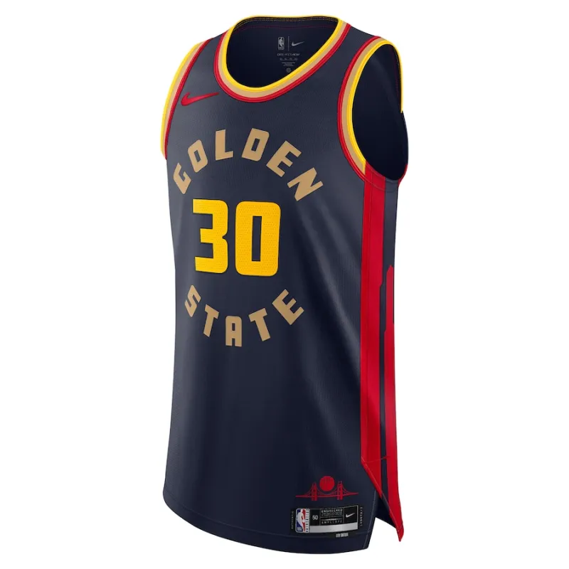 Stephen Curry, Golden State Warriors, 2024/25 City Edition, Navy Blue
