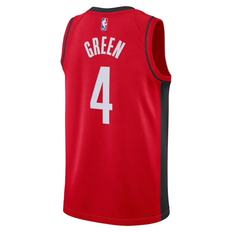Jalen Green, Houston Rockets, Unisex Icon Edition Jersey, Red