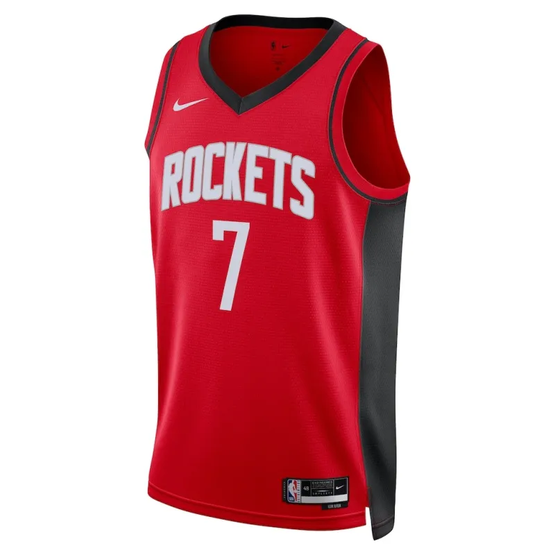 Camiseta Swingman de Houston Rockets Kevin Durant - Edición Icono - Roja