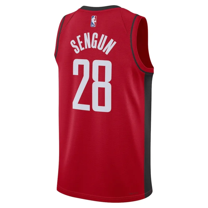 Camiseta Swingman de Houston Rockets Alperen Şengün - Edición Icono - Roja