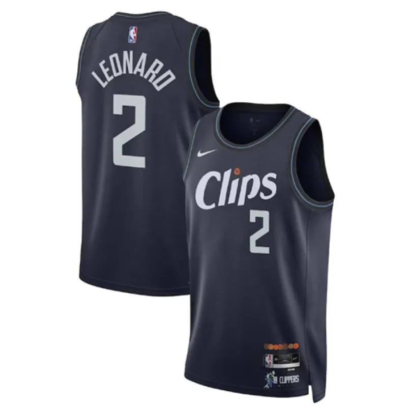 Kawhi Leonard , Los Angeles Clippers, 2023/24 City Edition, Black