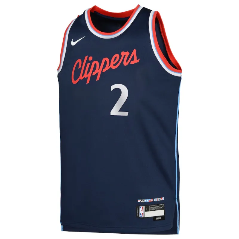 Los Angeles Clippers Camiseta Swingman Kawhi Leonard - Edición Icon - Azul