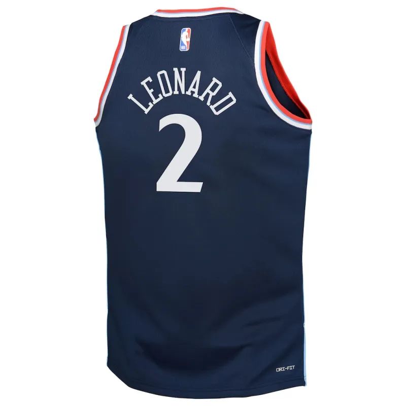 Los Angeles Clippers Camiseta Swingman Kawhi Leonard - Edición Icon - Azul