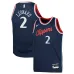 Los Angeles Clippers Camiseta Swingman Kawhi Leonard - Edición Icon - Azul