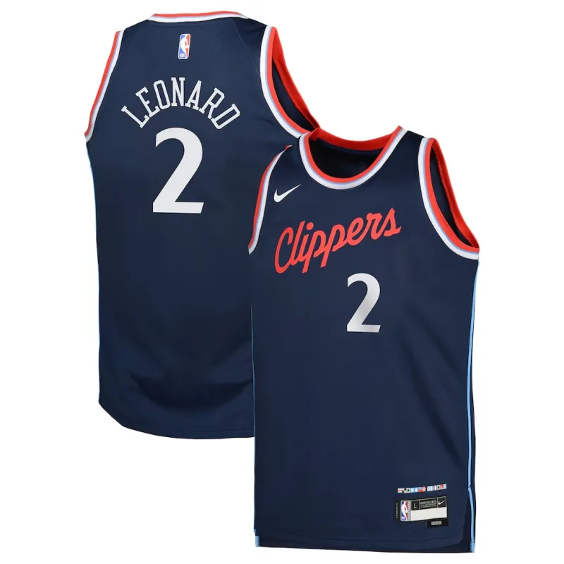 Los Angeles Clippers Camiseta Swingman Kawhi Leonard - Edición Icon - Azul
