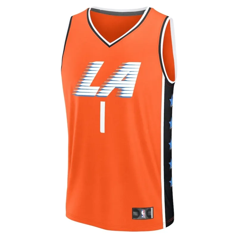 Los Angeles Clippers James Harden 2025/26 Jersey - City Edition - Orange