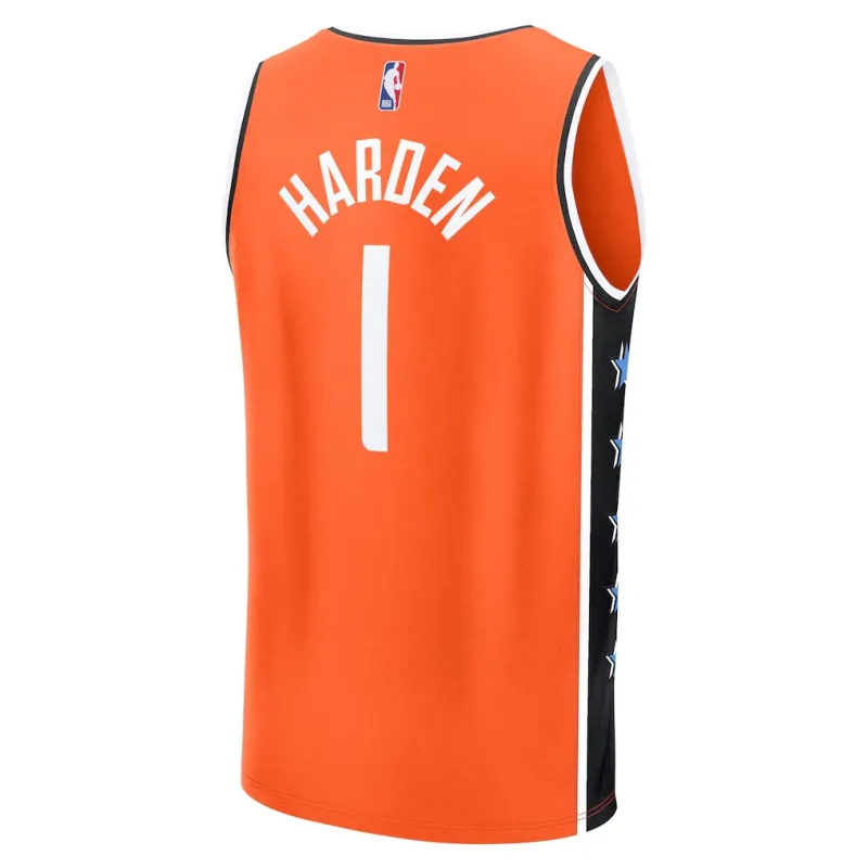 Los Angeles Clippers James Harden 2025/26 Jersey - City Edition - Orange
