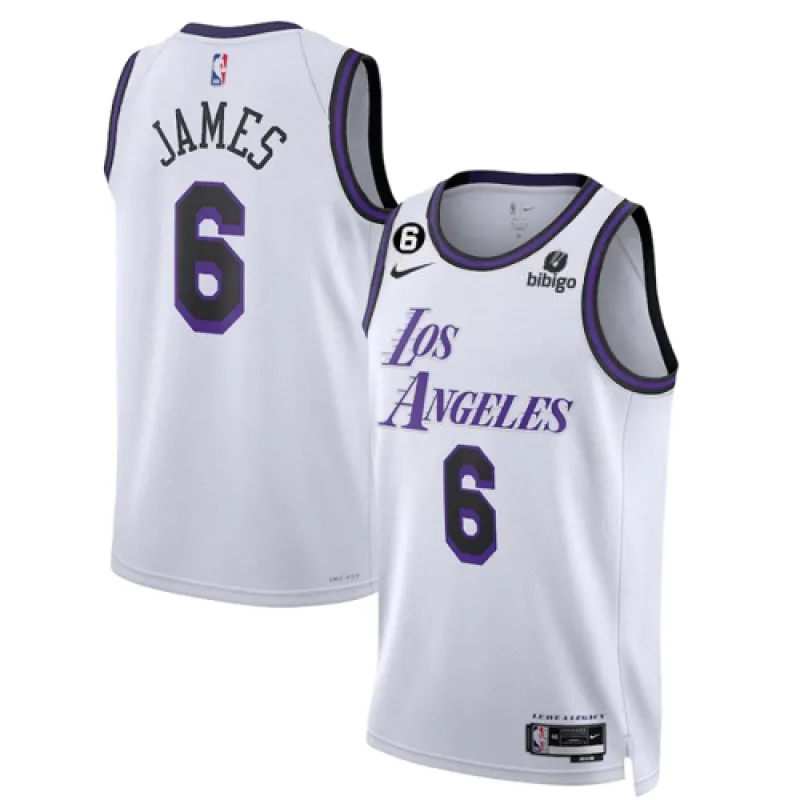 LeBron James, Los Angeles Lakers 2022/23 City Edition, White