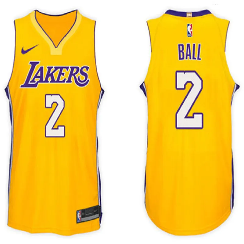 Lonzo Ball, Los Angeles Lakers, Yellow