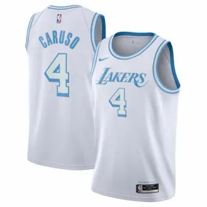 Alex Caruso, Los Angeles Lakers, 2020/21 City Ausgabe, Weiß
