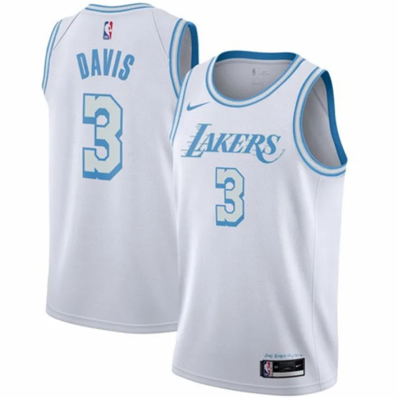 Anthony Davis, Los Angeles Lakers, 2020/21 City Edition, White