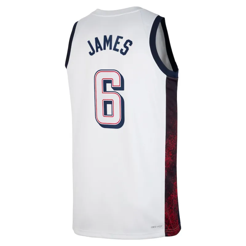 LeBron James, Unisex, 2024 Edition, Weiß