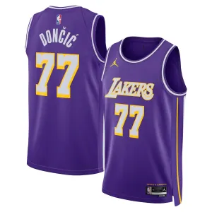 Los Angeles Lakers Luka Dončić Swingman Trikot - Statement Edition - Lila