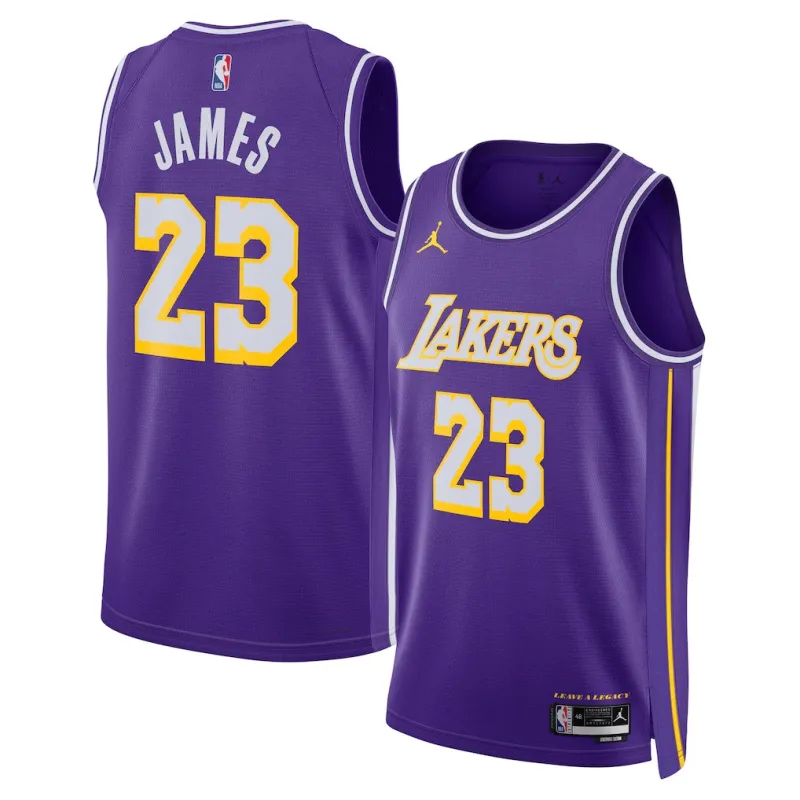Los Angeles Lakers LeBron James Swingman Trikot - Personalisierung Edition - Lila