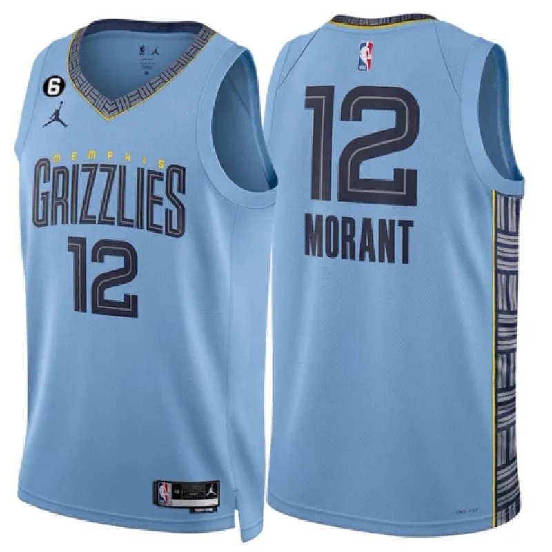 Ja Morant. Memphis Grizzlies. 2022/23. Blu