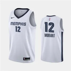 Ja Morant. Memphis Grizzlies. Edición Asociación. Blanco