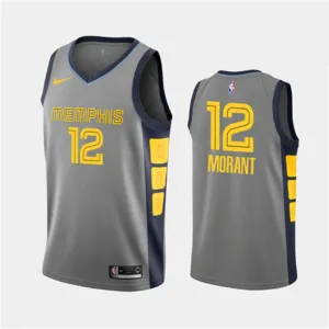 Ja Morant. Memphis Grizzlies. Edición Ciudad. Gris