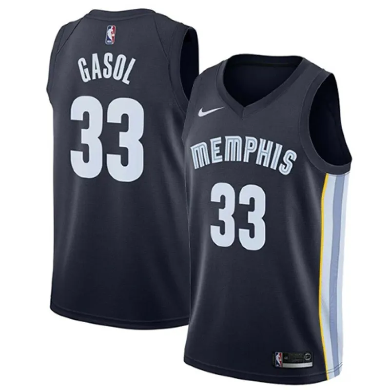 Marc Gasol. Memphis Grizzlies. Icon. Azul oscuro