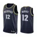 Ja Morant. Memphis Grizzlies. 2021/22 City Edition. Navy Blue