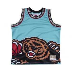 Memphis Grizzlies. Mitchell & Ness 'Big Face'. Azul