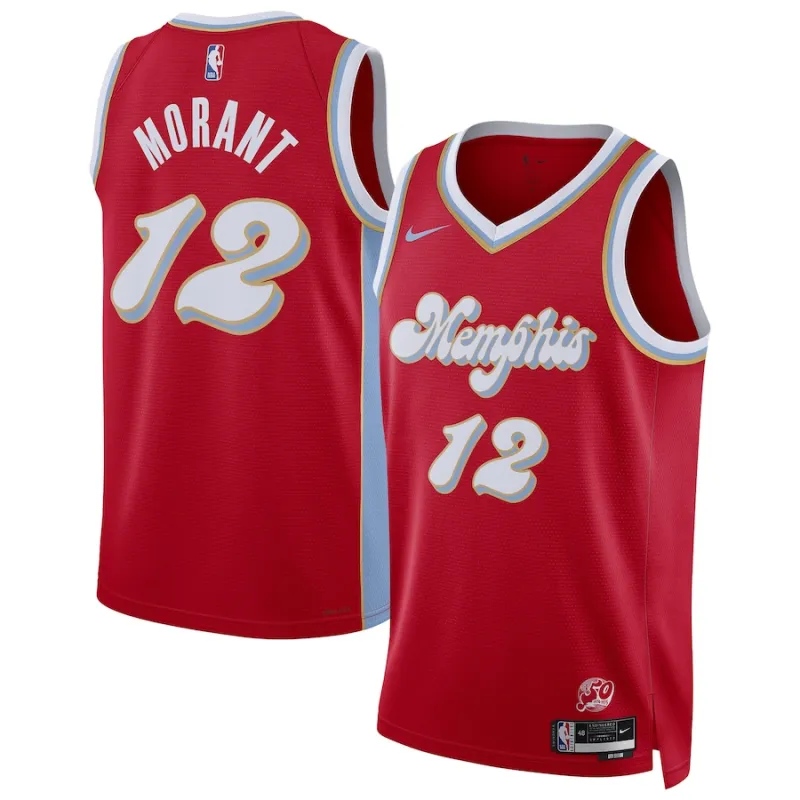 Ja Morant, Memphis Grizzlies, City-Edition, Rot