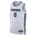 Memphis Grizzlies Jaren Jackson II 2025/26 Maillot Swingman - Édition Ville - Blanc