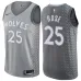 Derrick Rose, Minnesota Timberwolves, City Edition, Gray