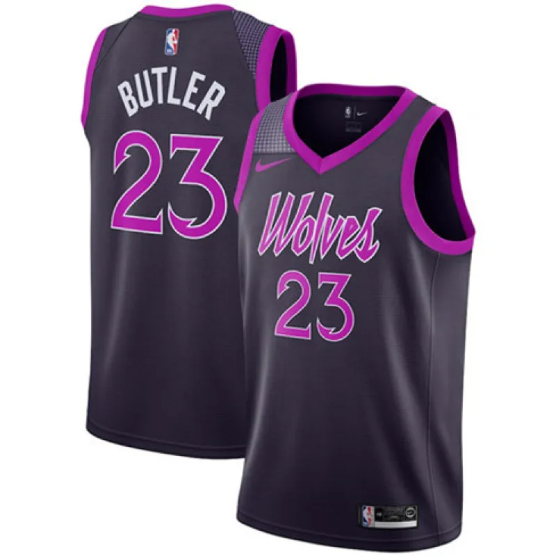 Jimmy Butler, Minnesota Timberwolves, 2018/19 City Edition, Purple