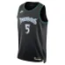 Minnesota Timberwolves Camiseta Swingman Anthony Edwards - Edición Clásica - Negra
