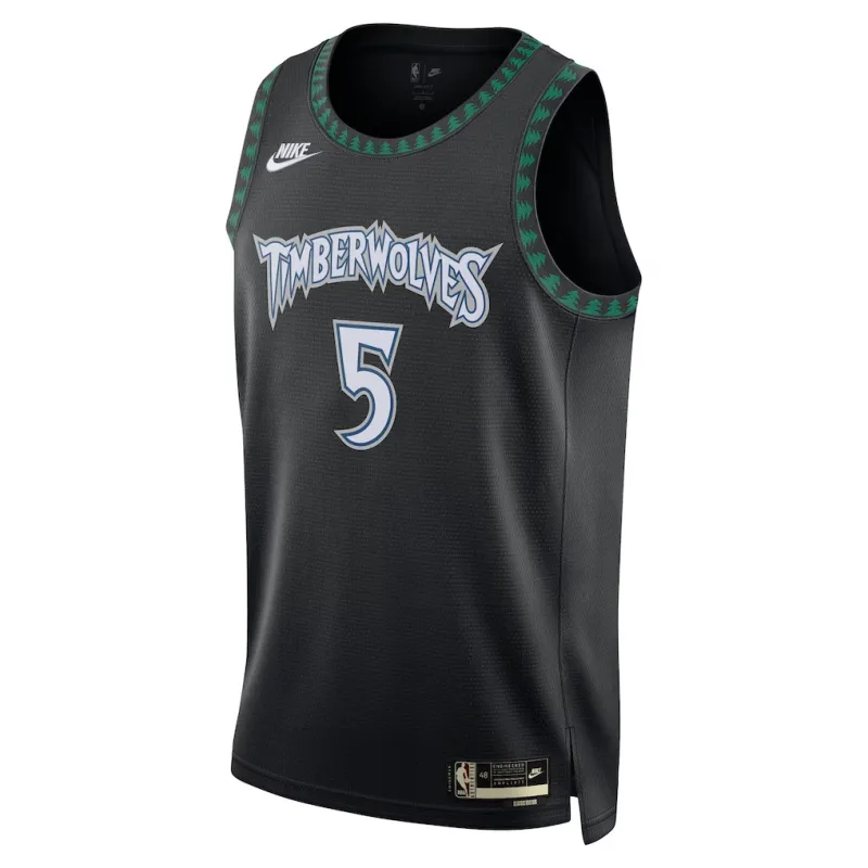 Minnesota Timberwolves Camiseta Swingman Anthony Edwards - Edición Clásica - Negra