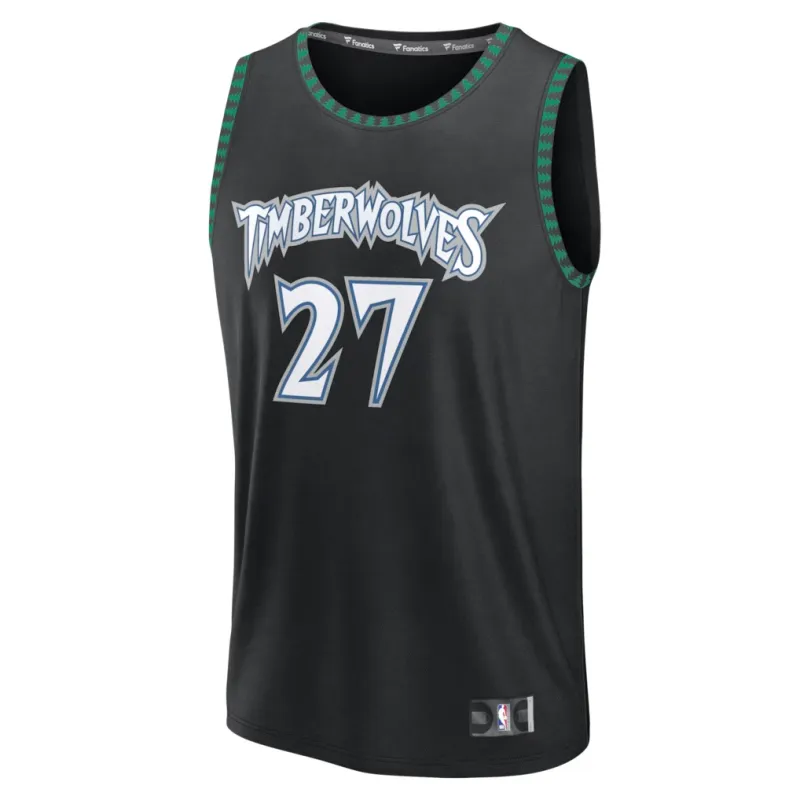 Minnesota Timberwolves Maillot Swingman Rudy Gobert - Édition Classique - Noir