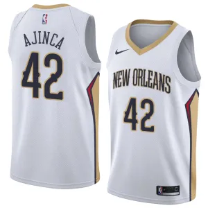 Alexis Ajinça. New Orleans Pelicans. Association Edition. White