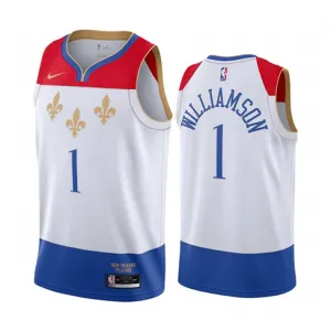 Zion Williamson, New Orleans Pelicans, 2020/21 City Edition, White