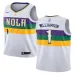 Zion Williamson. New Orleans Pelicans. 2018/19 City Edition. White