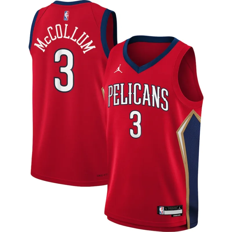 CJ McCollum, New Orleans Pelicans, Statement Edition, Red