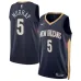 Dejounte Murray, New Orleans Pelicans, 2024, Navy Blue