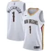 Zion Williamson, New Orleans Pelicans, Edición Asociación 2019/2020, Blanco
