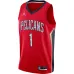 Zion Williamson, New Orleans Pelicans, 2020/21 Statement Edition, Red
