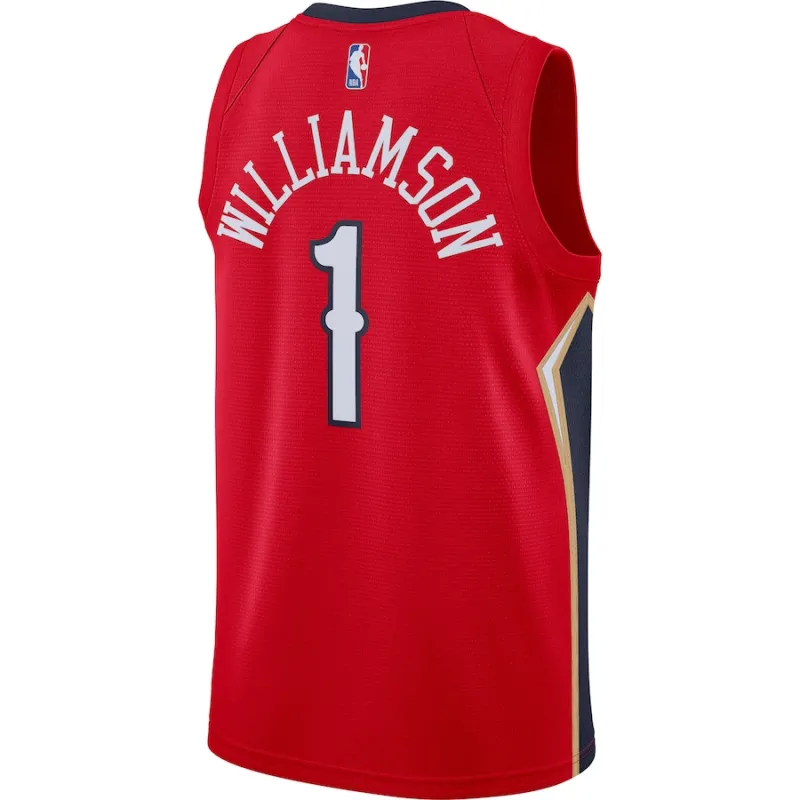 Zion Williamson, New Orleans Pelicans, 2020/21 Statement Edition, Red