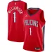 Zion Williamson, New Orleans Pelicans, 2020/21 Statement Edition, Red